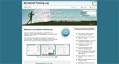 Desktop Screenshot of internettraininglog.com